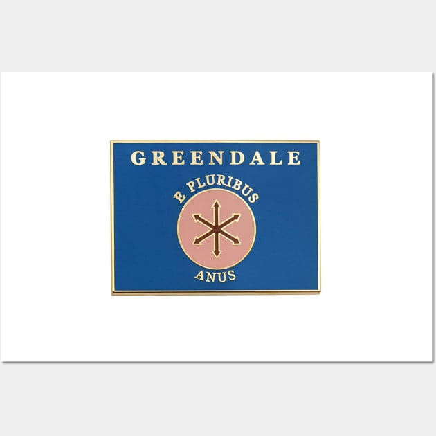 Vintage Greendale Community College Wall Art by SHappe